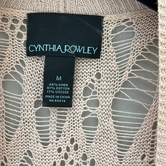 Cynthia Rowley Blush cardigan - Picture 2 of 3